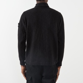 Logo Long-Sleeved Polo Shirt