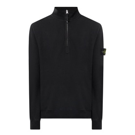 Logo Badge Half-Zip Sweatshirt