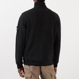 Logo Badge Half-Zip Sweatshirt