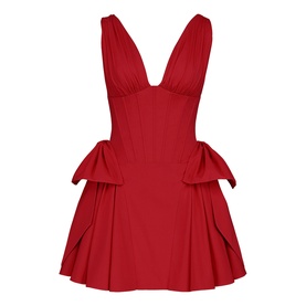 Amalia Bow Corset Mini Dress