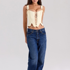 Callie Floral Reversible Corset Top