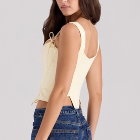 Callie Floral Reversible Corset Top