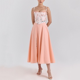 Clarabelle Floral Corset Dress