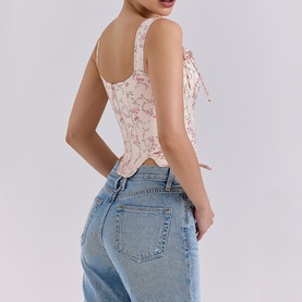 Callie Floral Corset Top