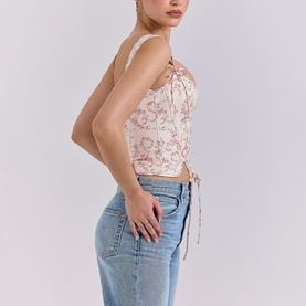Callie Floral Corset Top