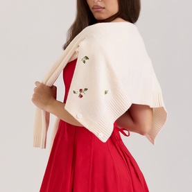 Evelina Embroidered Cardigan