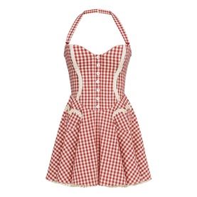Heidi Gingham Mini Dress