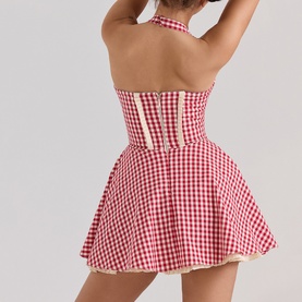 Heidi Gingham Mini Dress