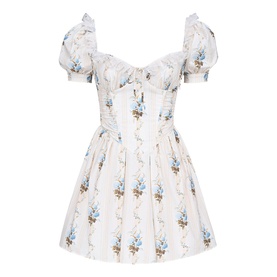 Issa Floral Corset Mini Dress