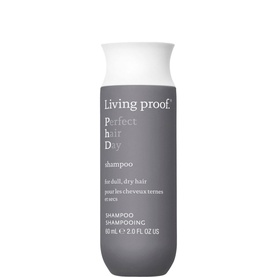 Living Proof PhD Shampoo 60ml in grey and white bottle for dull, dry hair