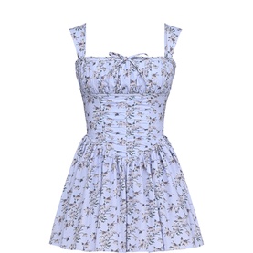 Ophelia Floral Mini Dress With Bloomers