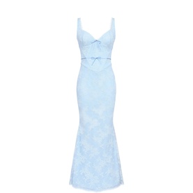 Sarai Lace Godet Dress