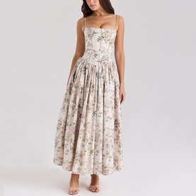 Ysabella Floral Flared Sundress