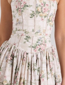 Ysabella Floral Flared Sundress