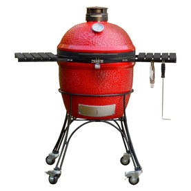 Classic II Red with Cart, Side Shelves, Heat Deflector and Tools