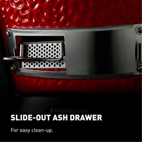 Classic II Red with Cart, Side Shelves, Heat Deflector and Tools