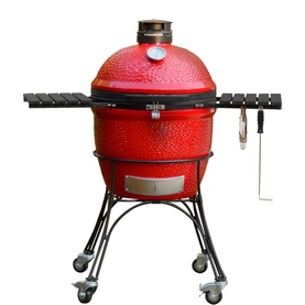 Classic II Red with Cart, Side Shelves, Heat Deflector and Tools