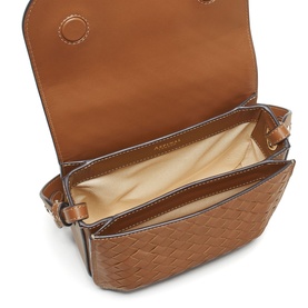 Ella Leather Weave Crossbody Bag