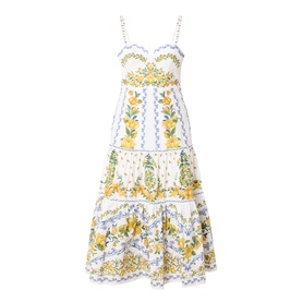 Sicily Floral Flared Dress