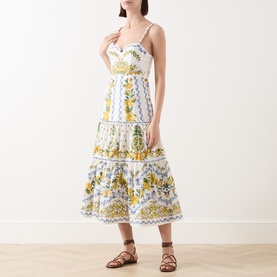 Sicily Floral Flared Dress