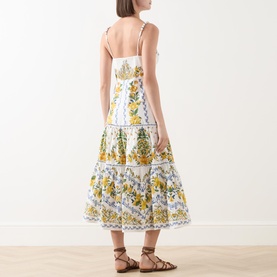 Sicily Floral Flared Dress