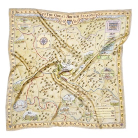 Great British Season Silk Scarf