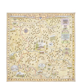 Great British Season Silk Scarf