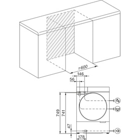9kg Front-Loading Washing Machine