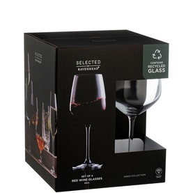 Kings Collection Red Wine Glasses Set of Four