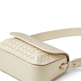 Ella Weave Leather Crossbody Bag