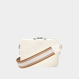 Camera Leather Crossbody Bag