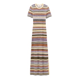 Tonnie Striped Knitted Dress