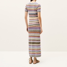 Tonnie Striped Knitted Dress