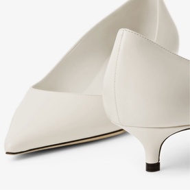 Amelia Leather Kitten Heels