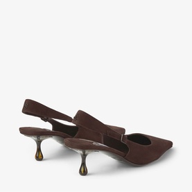 Amel 50 Suede Slingback Pumps