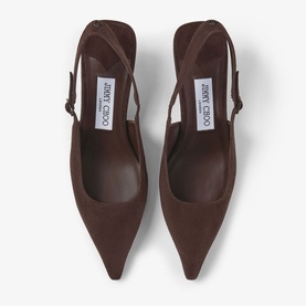 Amel 50 Suede Slingback Pumps