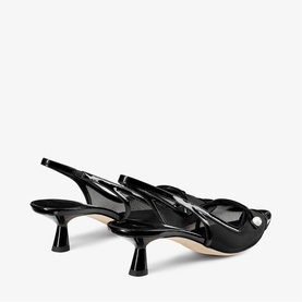 Amita 45 Mesh Slingback Kitten Heels