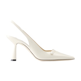 Amita 85 Patent Slingback Heels