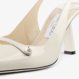 Amita 85 Patent Slingback Heels