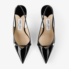 Amita 85 Patent Slingback Heels