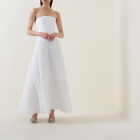 Soundscape Organza Frill Gown