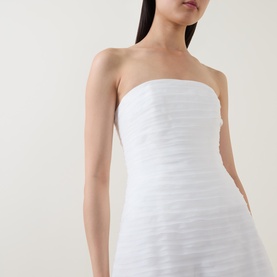 Soundscape Organza Frill Gown