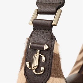Bar Zebra Small Hobo Shoulder Bag