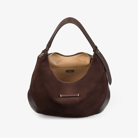 Bar Suede Medium Hobo Shoulder Bag