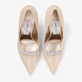 Belinda 90 Metallic Leather Pumps
