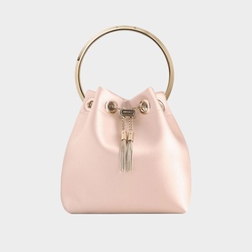 Bon Bon Mini Satin Bucket Bag