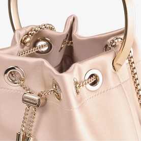 Bon Bon Mini Satin Bucket Bag