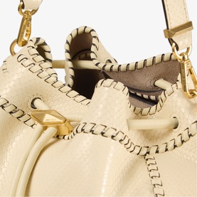 Bon Bon Cinch Medium Embossed Shoulder Bag