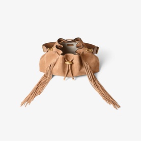 Cinch Fringe Medium Shoulder Bag