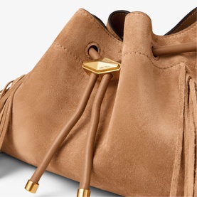 Cinch Fringe Medium Shoulder Bag